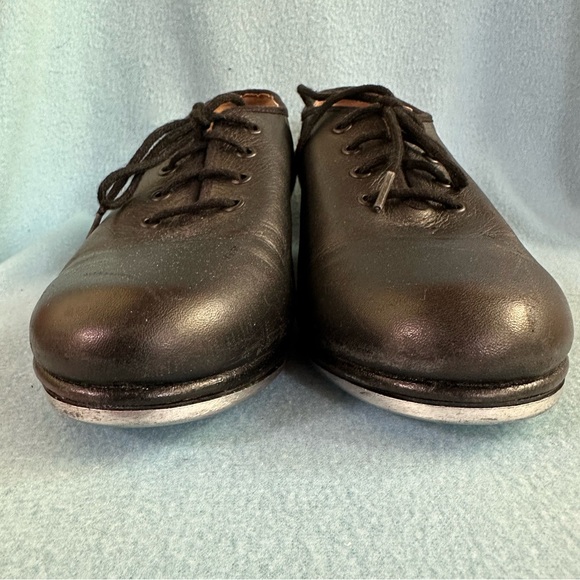 BLOCH Women’s JAZZ TAP Dance Shoe in Black Leather Lace Up Techno Tap - Picture 7 of 10